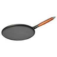 Staub Cast Iron Crepe Pan with Spreader & Spatula