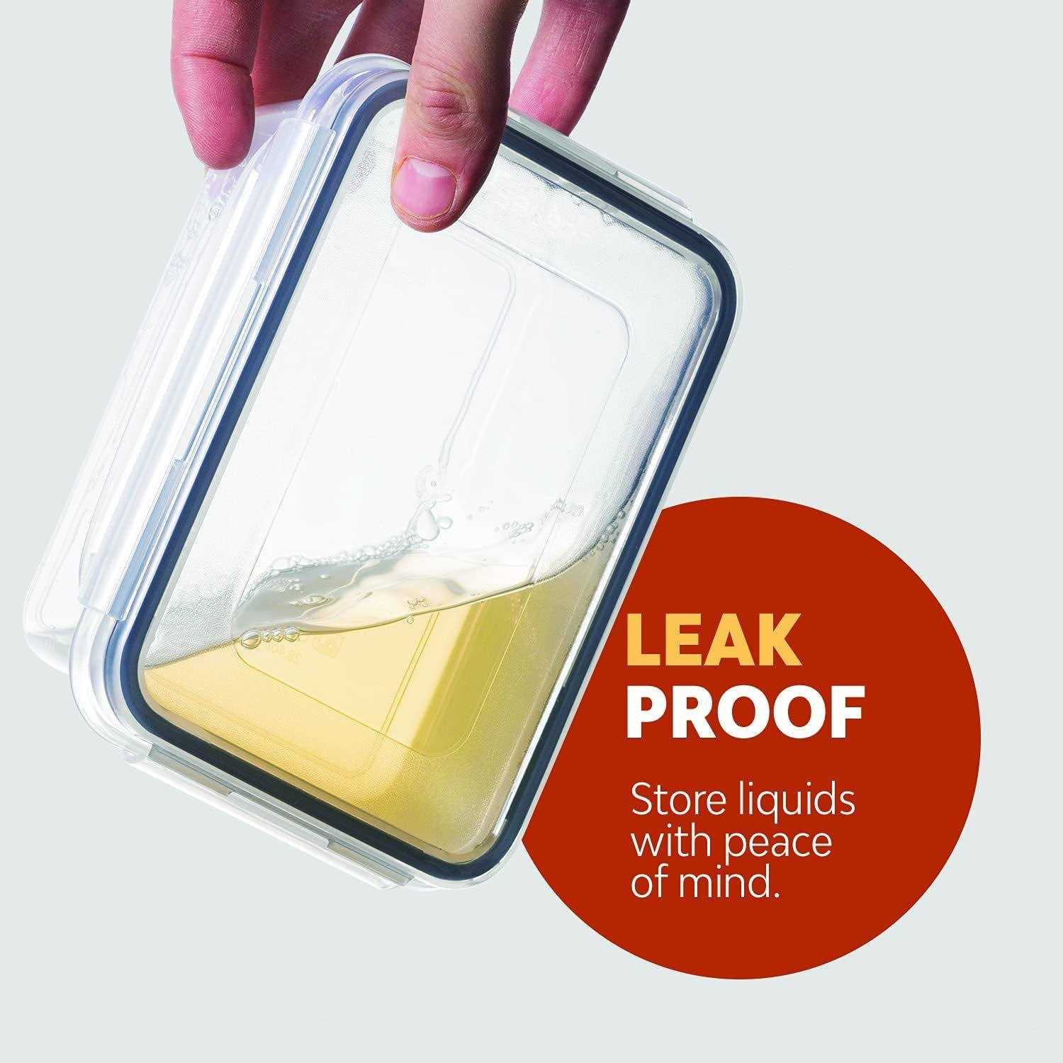 Seseno 24 Pcs Airtight Food Storage Container Set BPA Free Clear Plastic Kitchen and Pantry Organization Meal Prep Lunch Container with Durable Leak - Image 3