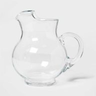 Threshold Glass Round Pitcher with Handle
