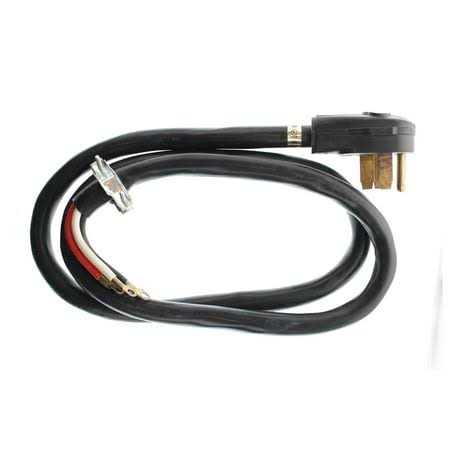 Utilitech 6-ft 4-Prong Black Range Appliance Power Cord - Image 2