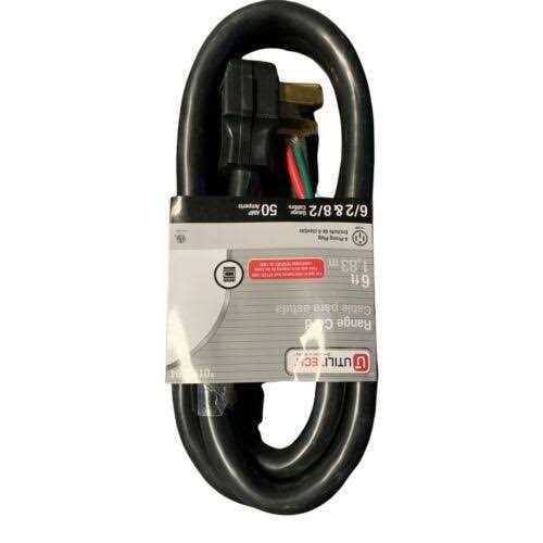 Utilitech 6-ft 4-Prong Black Range Appliance Power Cord - Image 4