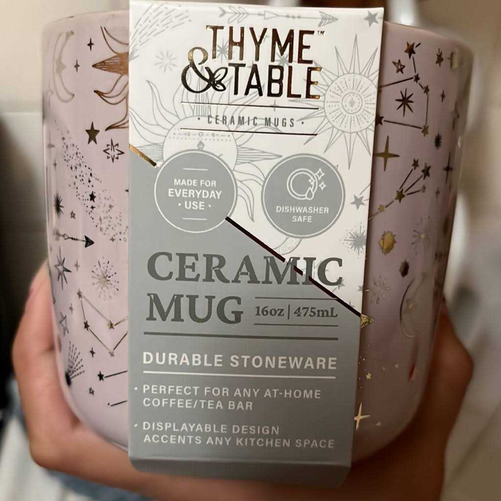 Thyme&Table Stoneware Coffee Mug - Image 2