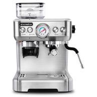 Sincreative 20 Bar All in One Espresso Machine with Grinder and Milk Frother