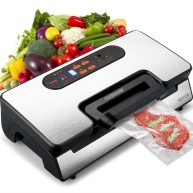 VEVOR Vacuum Sealer Machine 90Kpa 130W Powerful Dual Pump and Dual Sealing Dry and Moist Food Storage Automatic and Manual Air Sealing System