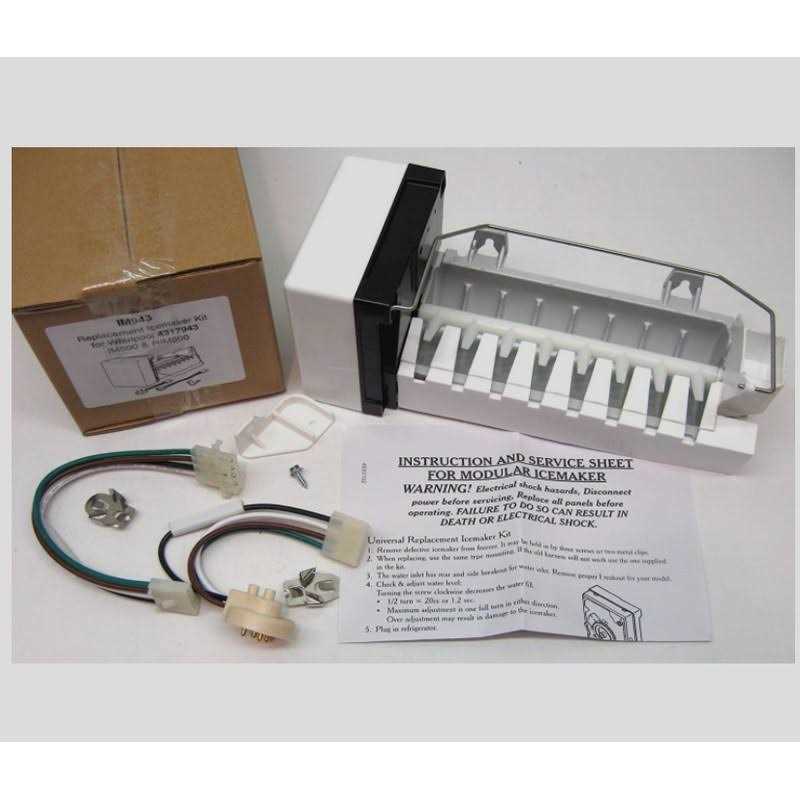 Supco 4317943 Refrigerator Ice Maker for Whirlpool Kenmore Kitchenaid - Image 4