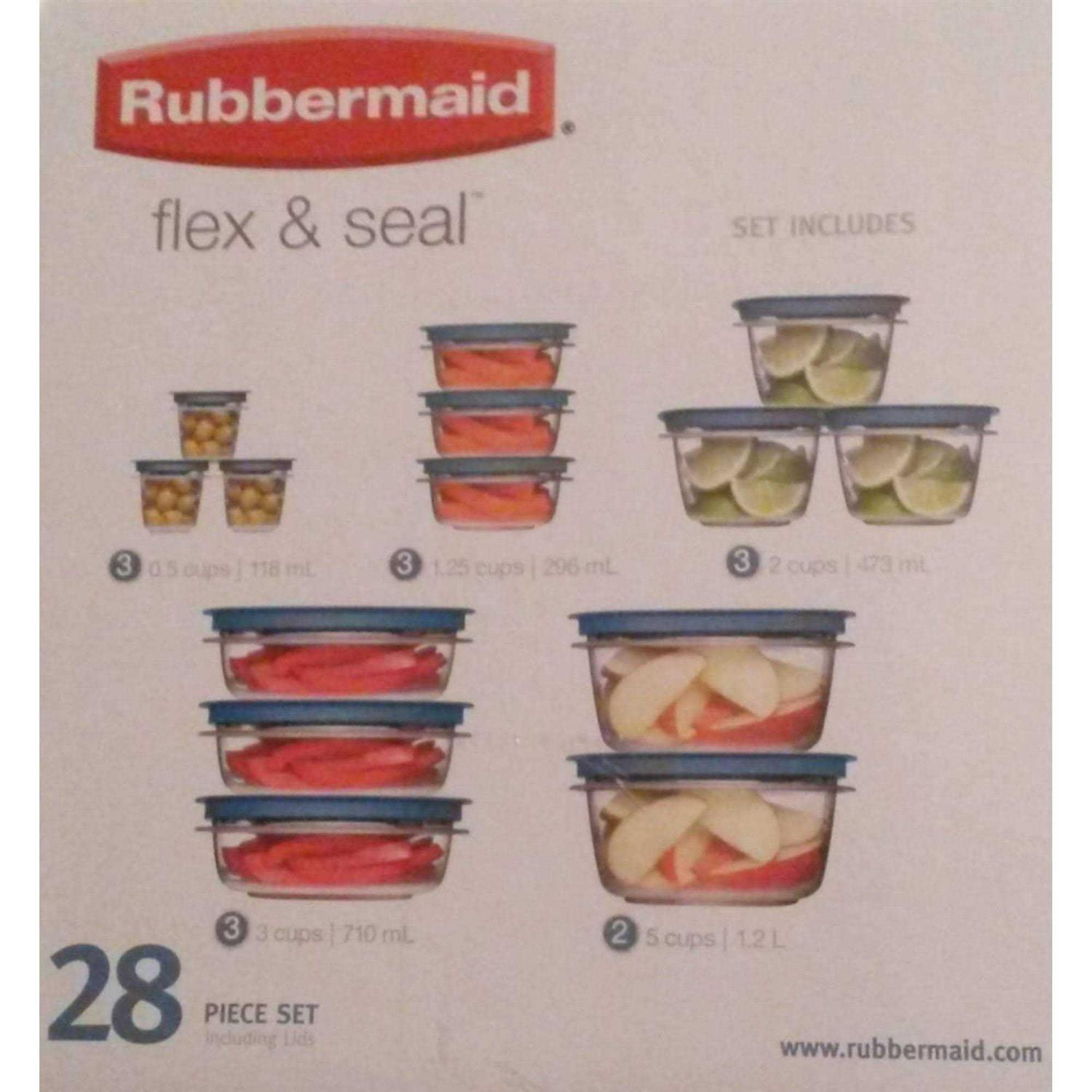 Rubbermaid Flex & Seal 28-pc. Food Storage Set - Image 4