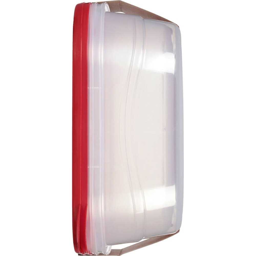 Rubbermaid TakeAlongs Food Storage Container – 1Gal 2pk, Red - Image 4