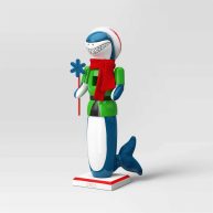 Wondershop Shark Christmas Nutcracker Figure
