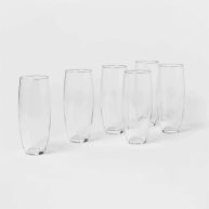 Threshold 9oz Glass Stemless Champagne
