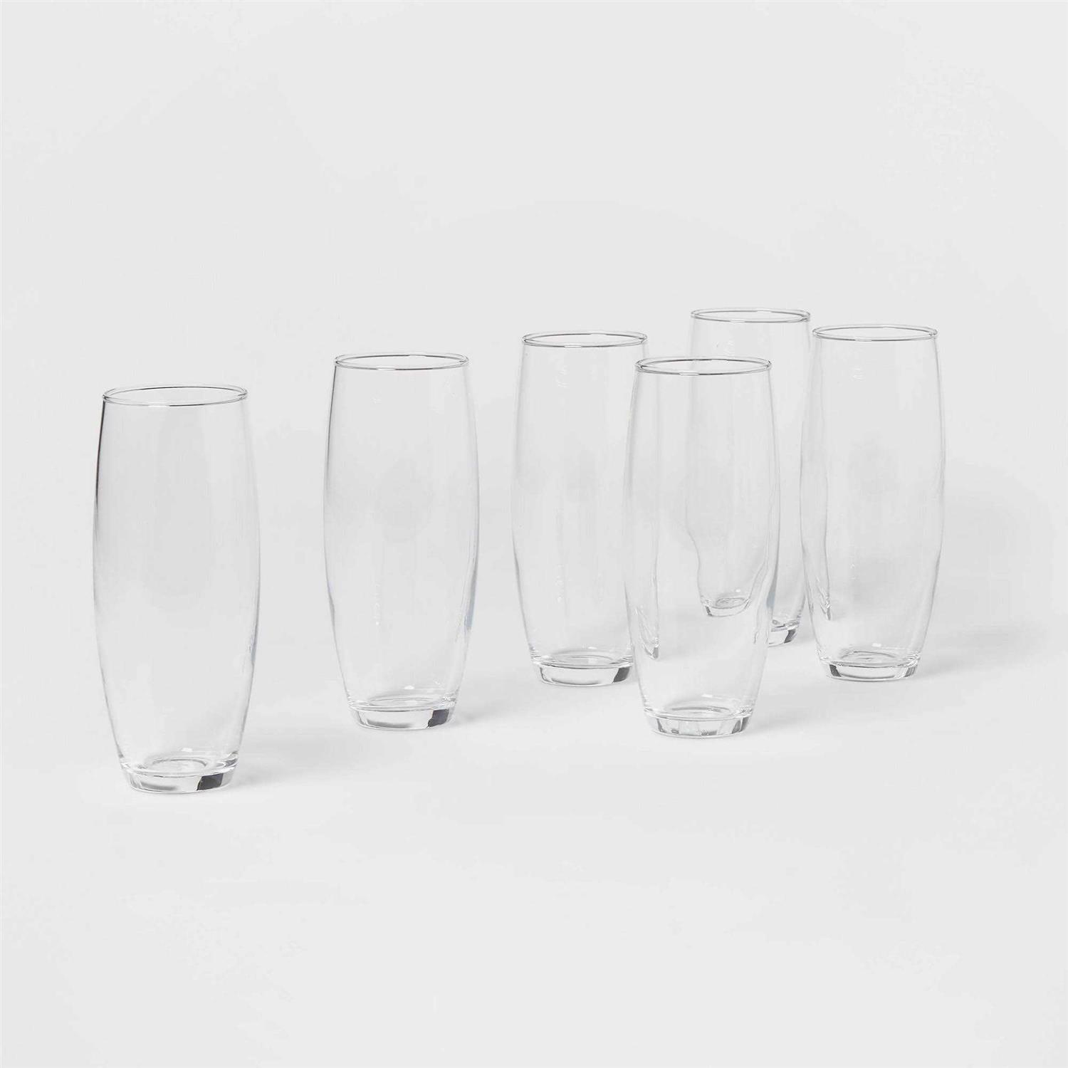 Threshold 9oz Glass Stemless Champagne