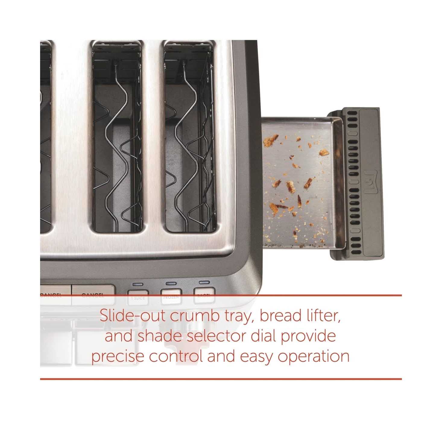 Wolf Gourmet 4 Slice Toaster - Image 3