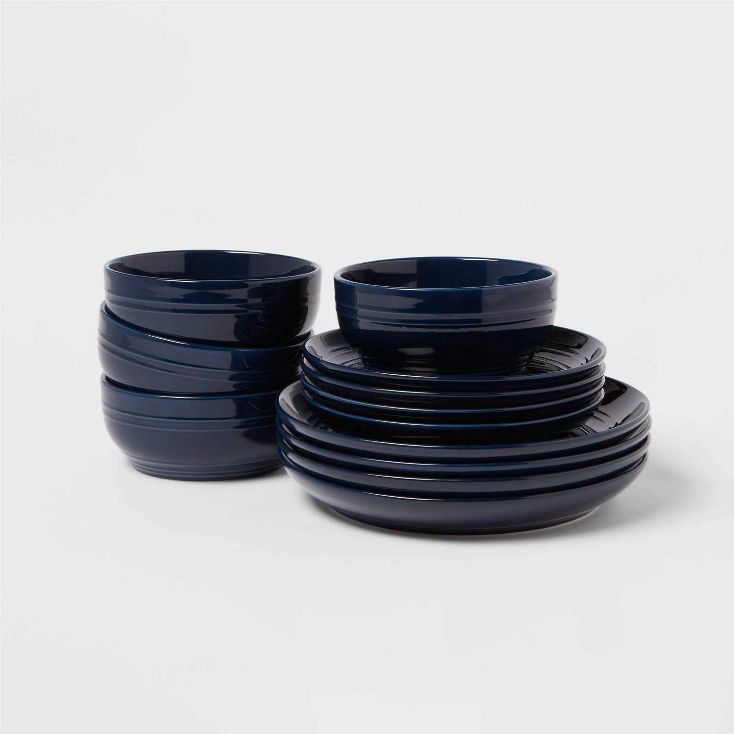 Threshold 12pc Stoneware Westfield Dinnerware Set