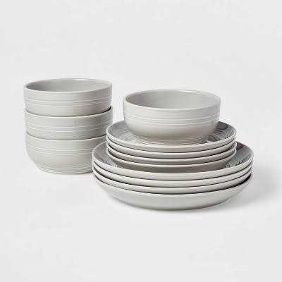 Threshold 12pc Stoneware Westfield Dinnerware Set - Image 5