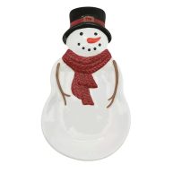 St. Nicholas Square Yuletide Snowman Spoon Rest