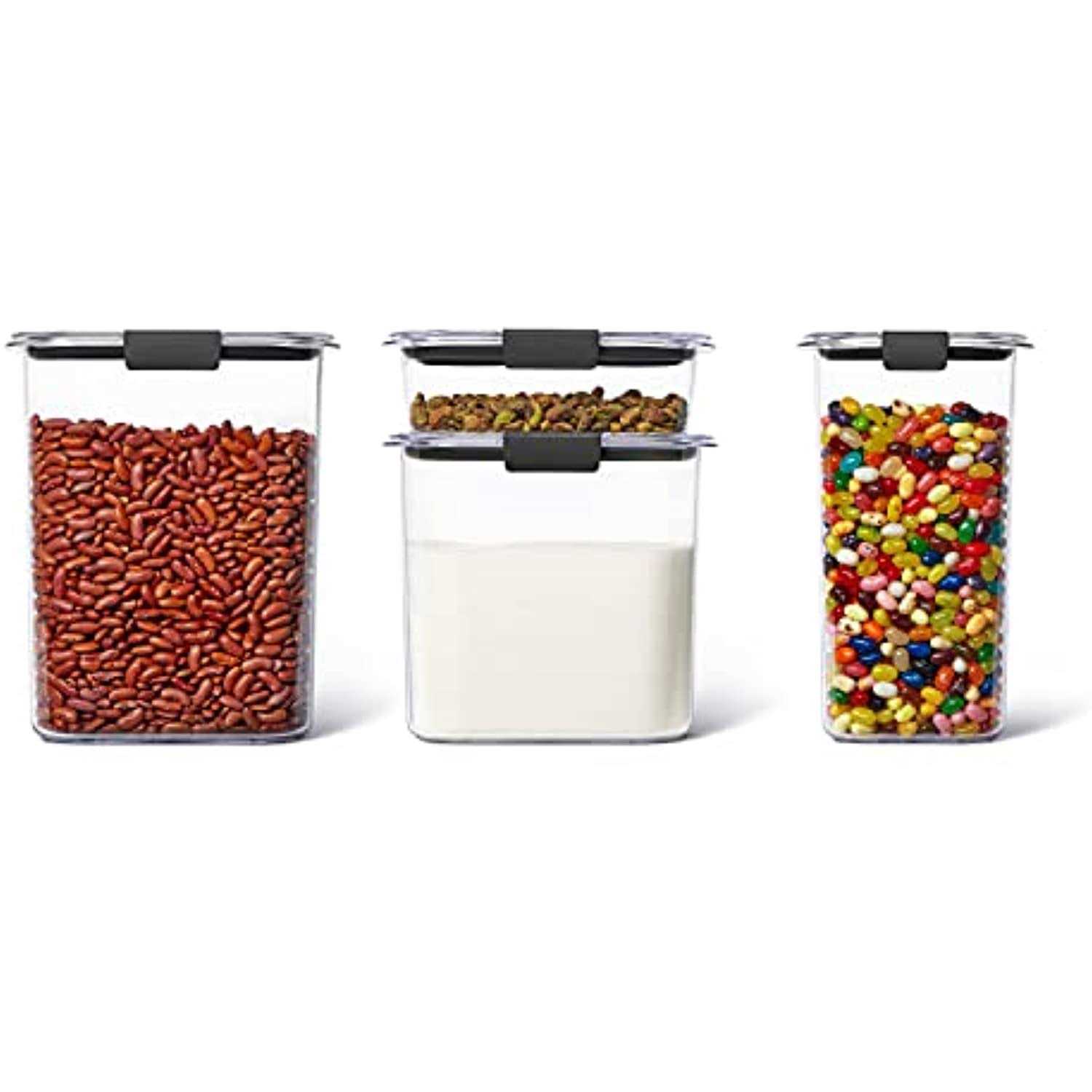 Rubbermaid Brilliance 8-Piece Pantry Food Storage Container Set - Image 3