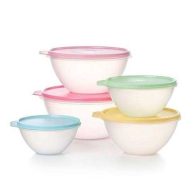 Tupperware Heritage Wonderlier Food Storage Bowl Set Vintage Colors