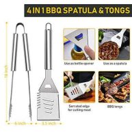 Taimasi 34Pcs Grill Accessories Grilling Gifts for Men 16 Inches Heavy Duty BBQ Accessories