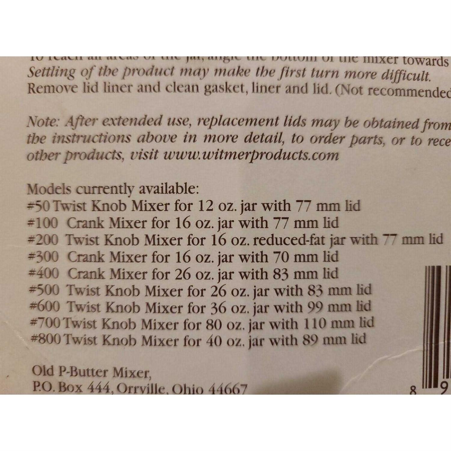 Witmer Peanut Butter Mixer - Image 5