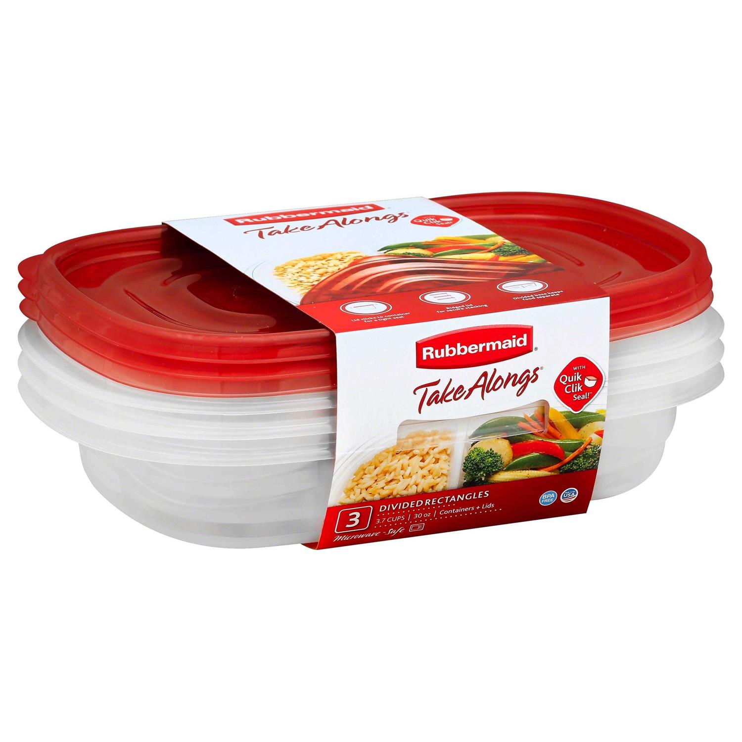 Rubbermaid TakeAlongs Food Storage Containers