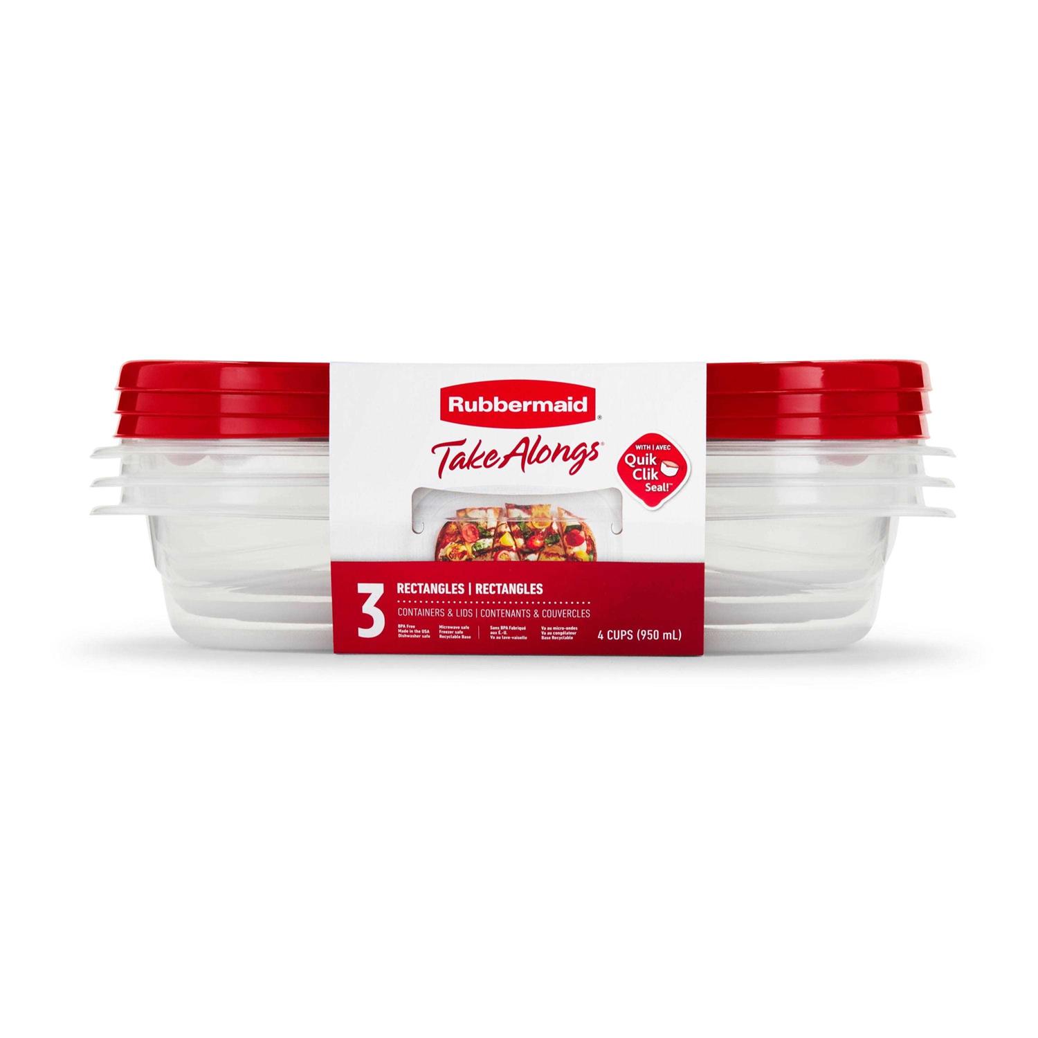 Rubbermaid TakeAlongs Food Storage Containers