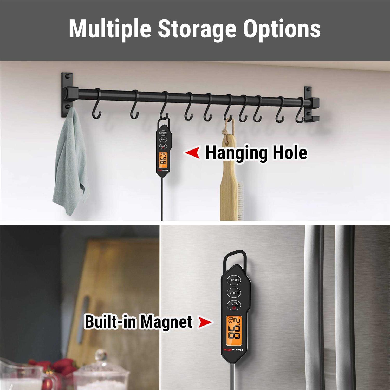 ThermoPro TP01HW LCD Grill/Meat Thermometer - Image 2