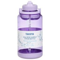 Takeya Motivational Tritan Straw Water Bottle