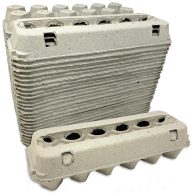 Vented Paper Pulp Egg Cartons