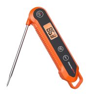 ThermoPro Digital Instant Read Meat Thermometer for Grilling Waterproof Kitchen Food LCD Thermometer with Calibration & Backlight Smoker Oil Fry