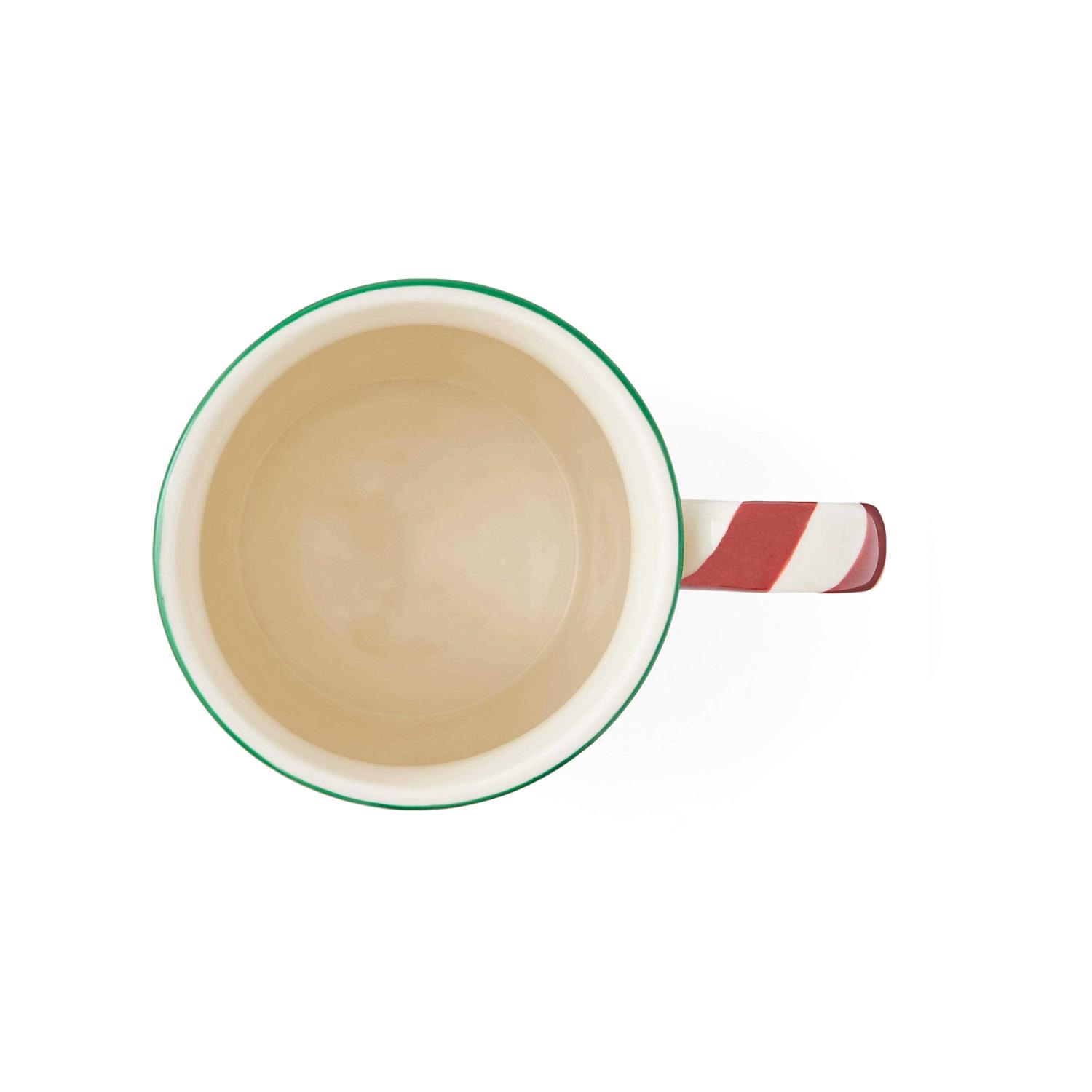 Spode Christmas Tree Mug with Peppermint Handles - Image 2