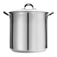 Tramontina 22 Quart Stainless Steel Covered Stock Pot