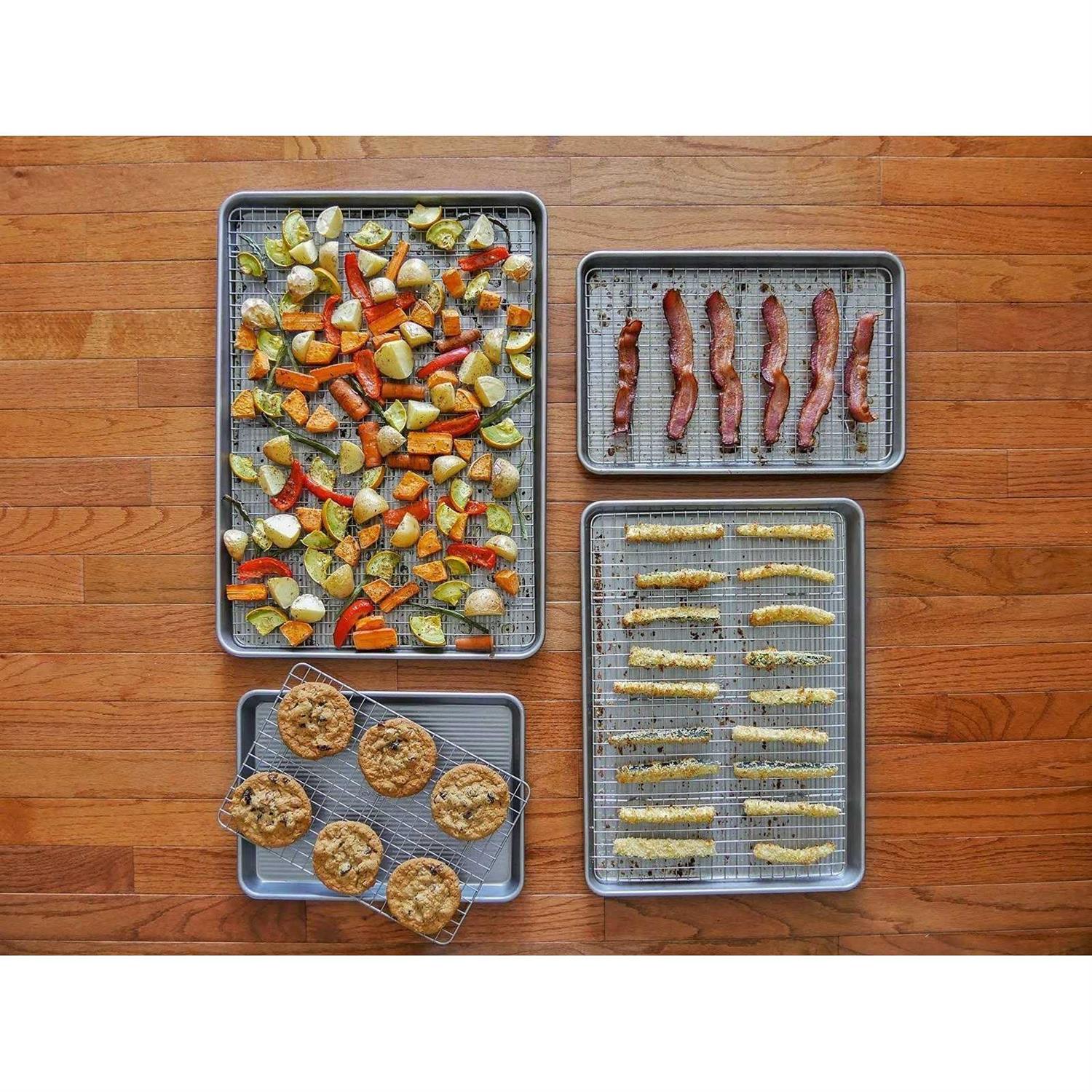 USA Pan Half Sheet Baking Rack Set - Image 4