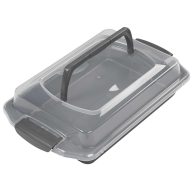 Wilton Bake it Better Steel Non-Stick Oblong cake Pan with Lid