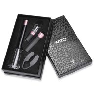 Tirrinia Wine Air Pressure Pump Opener Set, Needle Wine Bottle Cork Remover Accessory Tool Kit with Wine Aerator Pourer,Foil Cutter and Vacuum Stopper