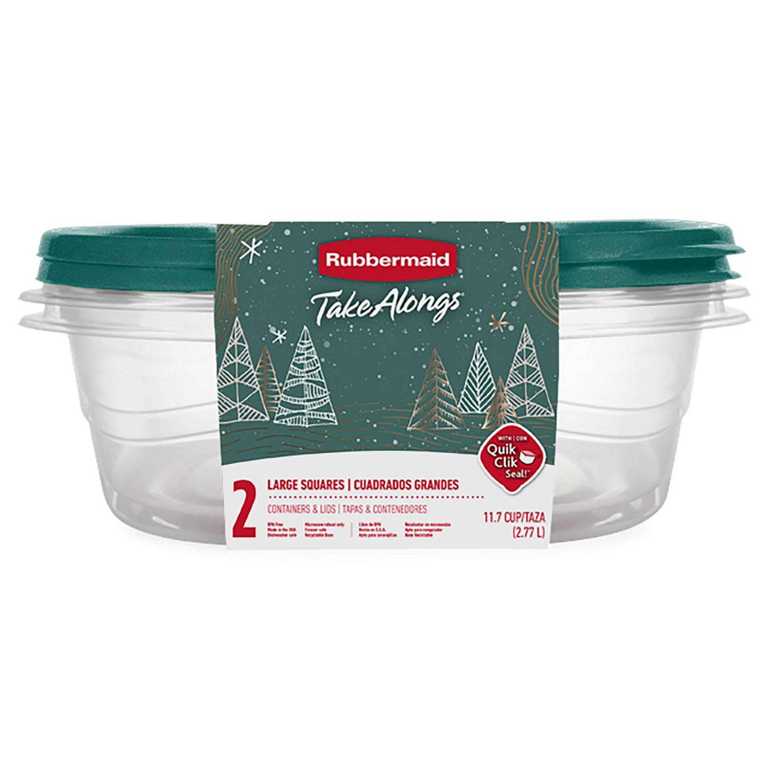 Rubbermaid TakeAlongs Square Containers