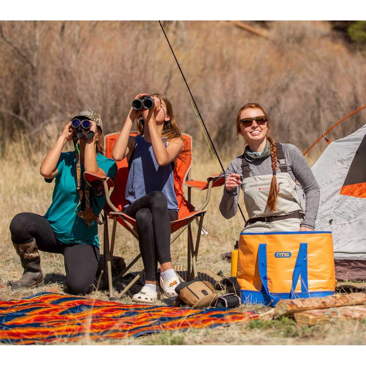 Rtic Insulated Tote Bag Large Cooler Thermal Reusable Bags with Zippered Top for Beach - Image 2