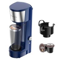 Vimukun Single Serve Coffee Maker Compatible with Single Cup Capsule and Ground Coffee