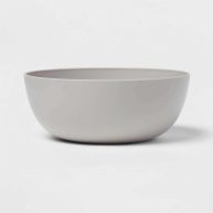 Room Essentials 37oz Plastic Cereal Bowl Gray