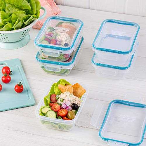 Snapware 3-Cup Capacity Total Solution Rectangular Plastic Meal Prep Food Storage Set - Image 4