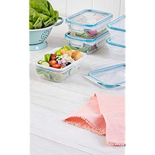 Snapware 3-Cup Capacity Total Solution Rectangular Plastic Meal Prep Food Storage Set - Image 5