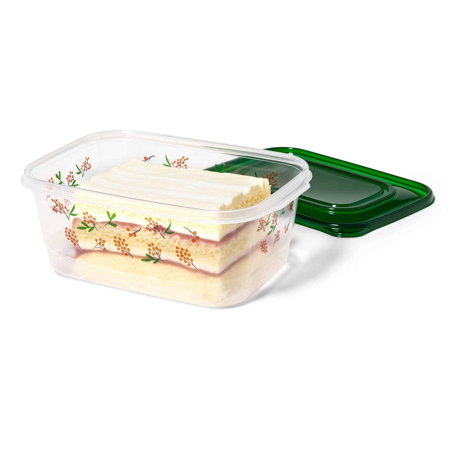 up & up Holiday Large Rectangle Food Storage Container - Image 3