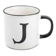 Thyme&Table Monogram Stoneware Coffee Mug