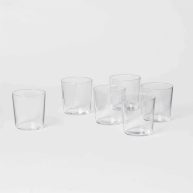 Threshold 12oz 6pk Glass Rioja Double Old Fashioned Glasses