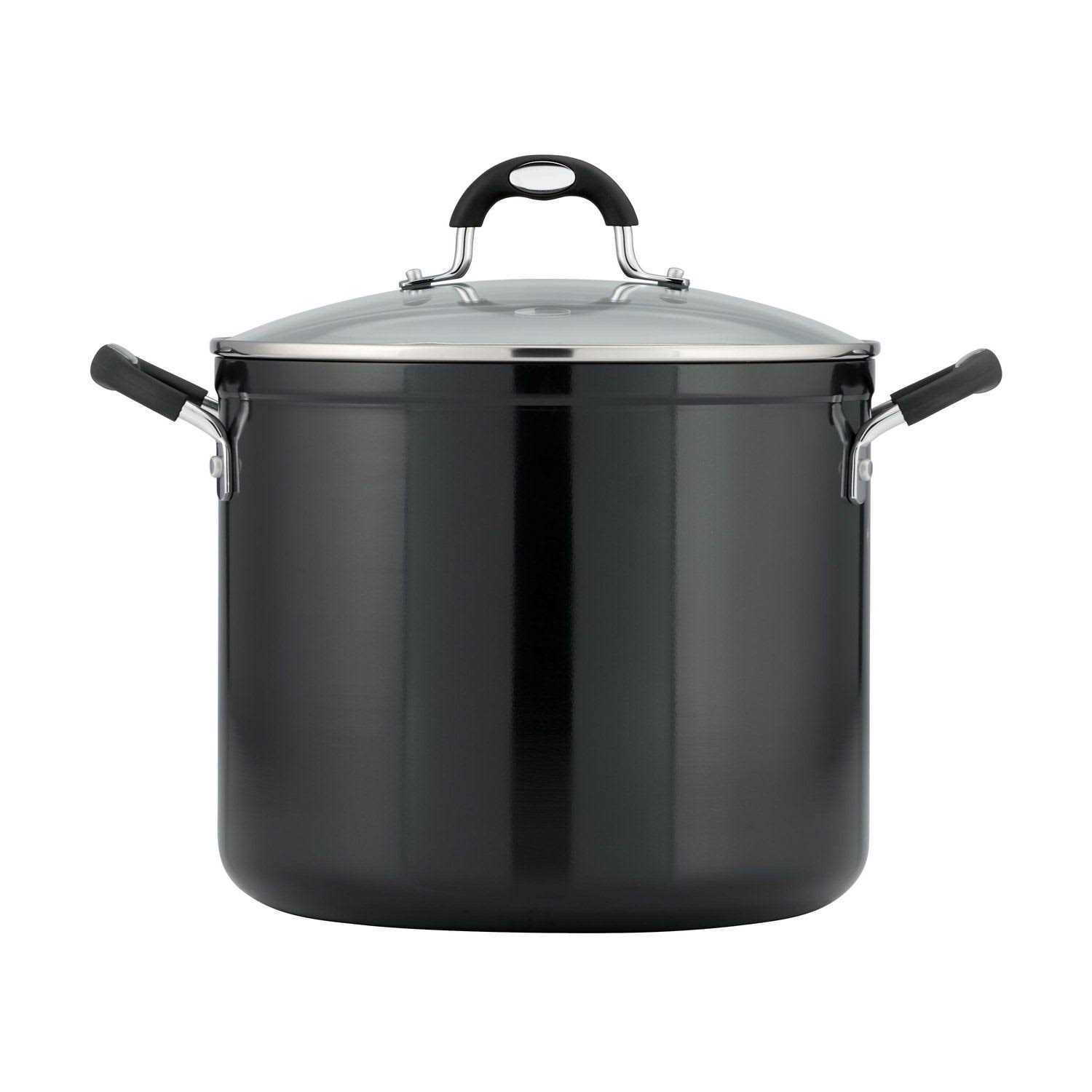 Tramontina 8 Qt Style Gray Non Stick Covered Stock Pot - Image 3