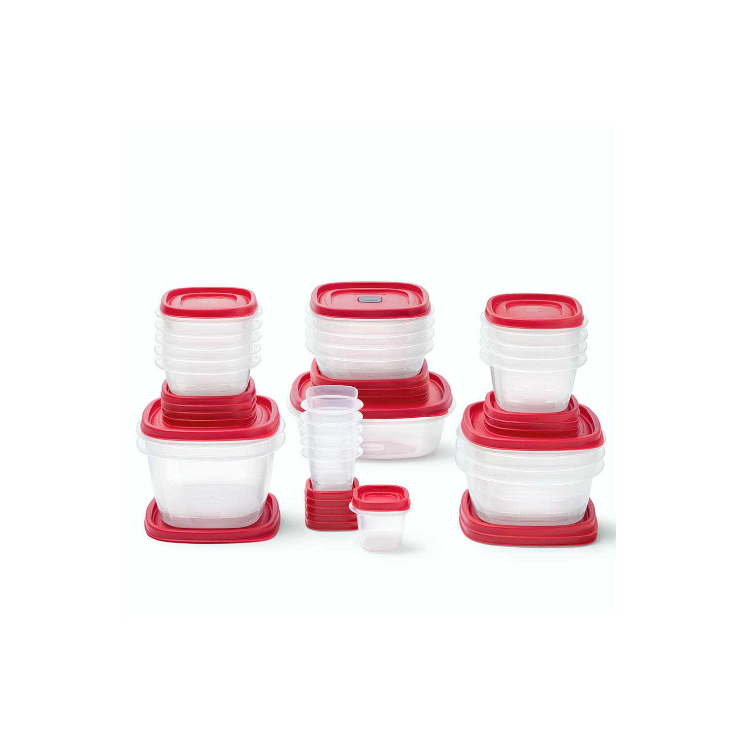 Rubbermaid 50 Piece Easy Find Lids Food Storage Set