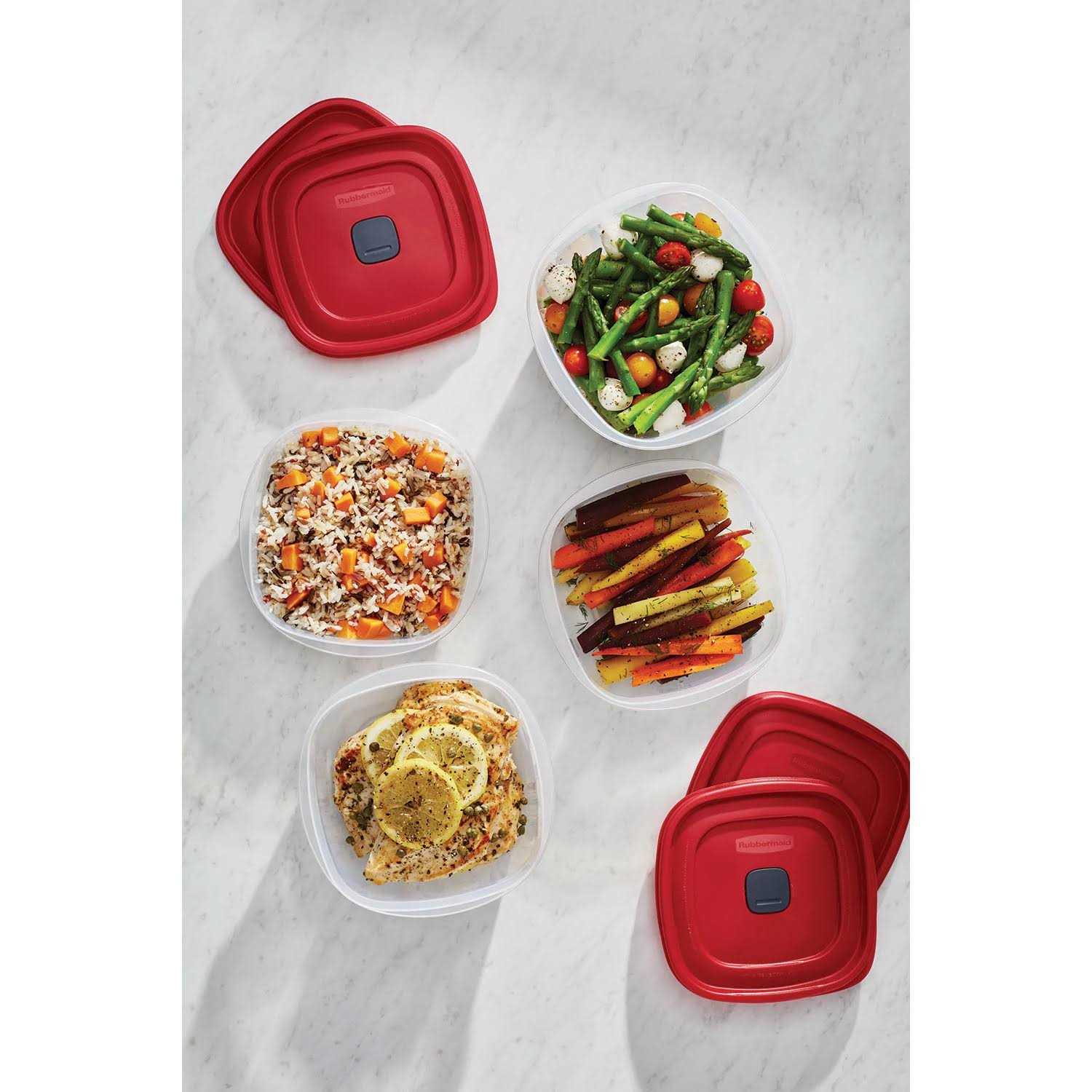 Rubbermaid 50 Piece Easy Find Lids Food Storage Set - Image 5