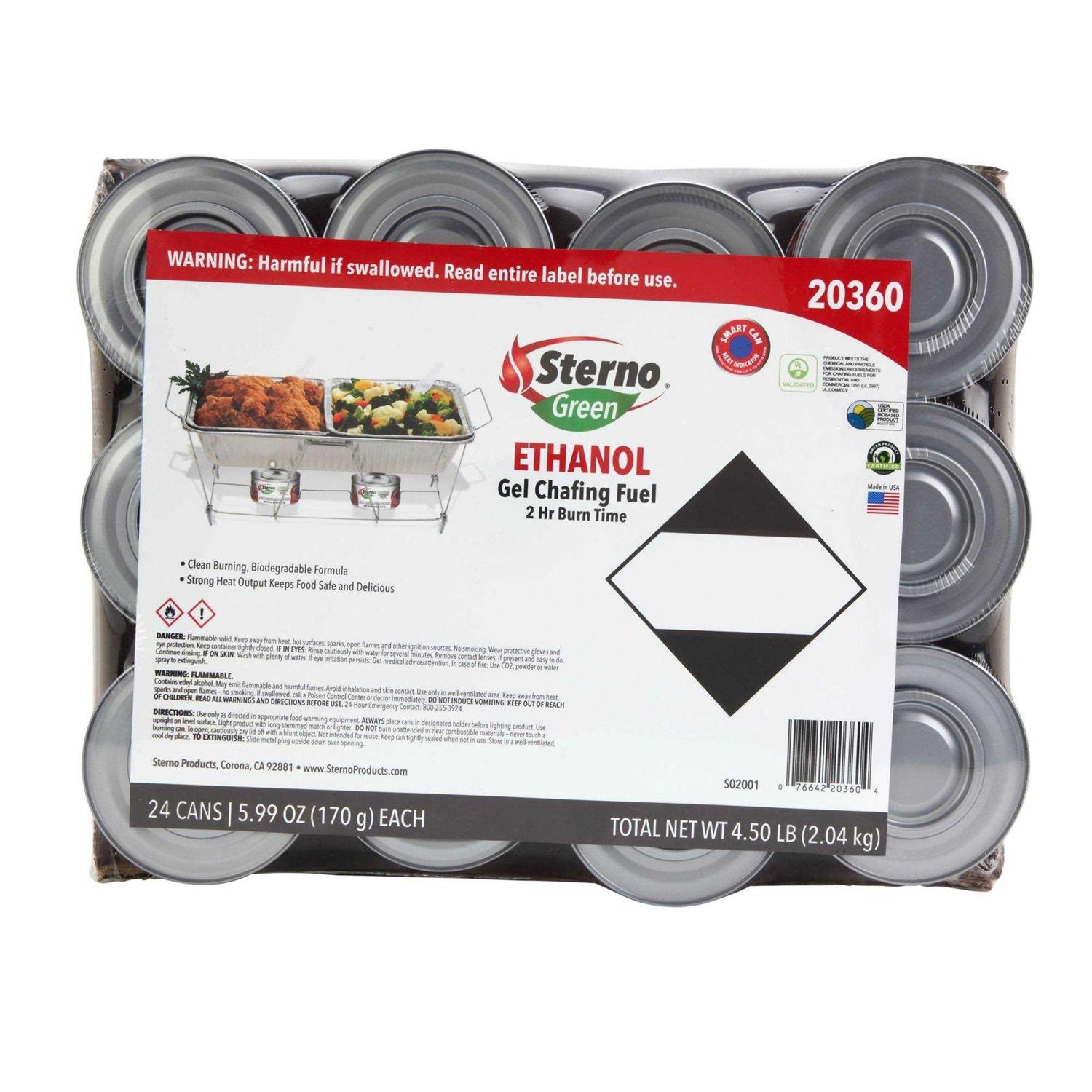 Sterno 2-Hour Ethanol Gel Canned Chafing Fuel - Image 2