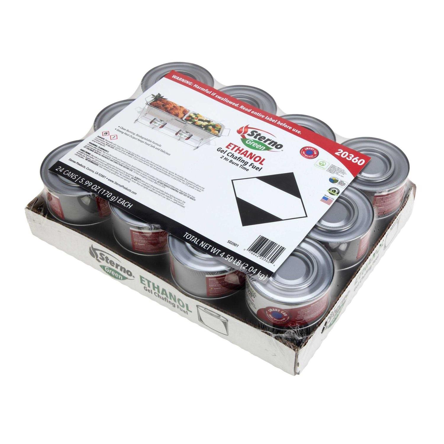 Sterno 2-Hour Ethanol Gel Canned Chafing Fuel - Image 5