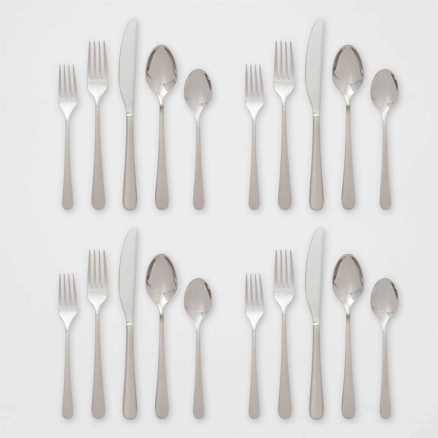 Threshold Harrington Flatware Set Silver - Image 5