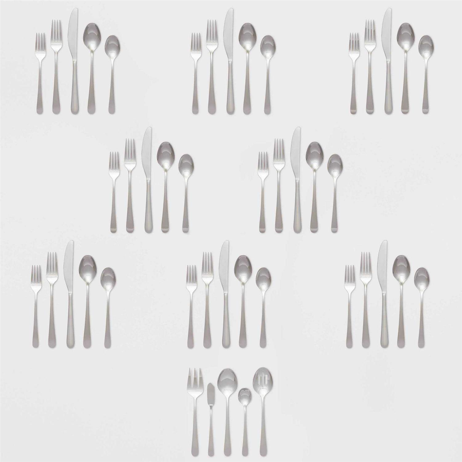 Threshold Harrington Flatware Set Silver - Image 2