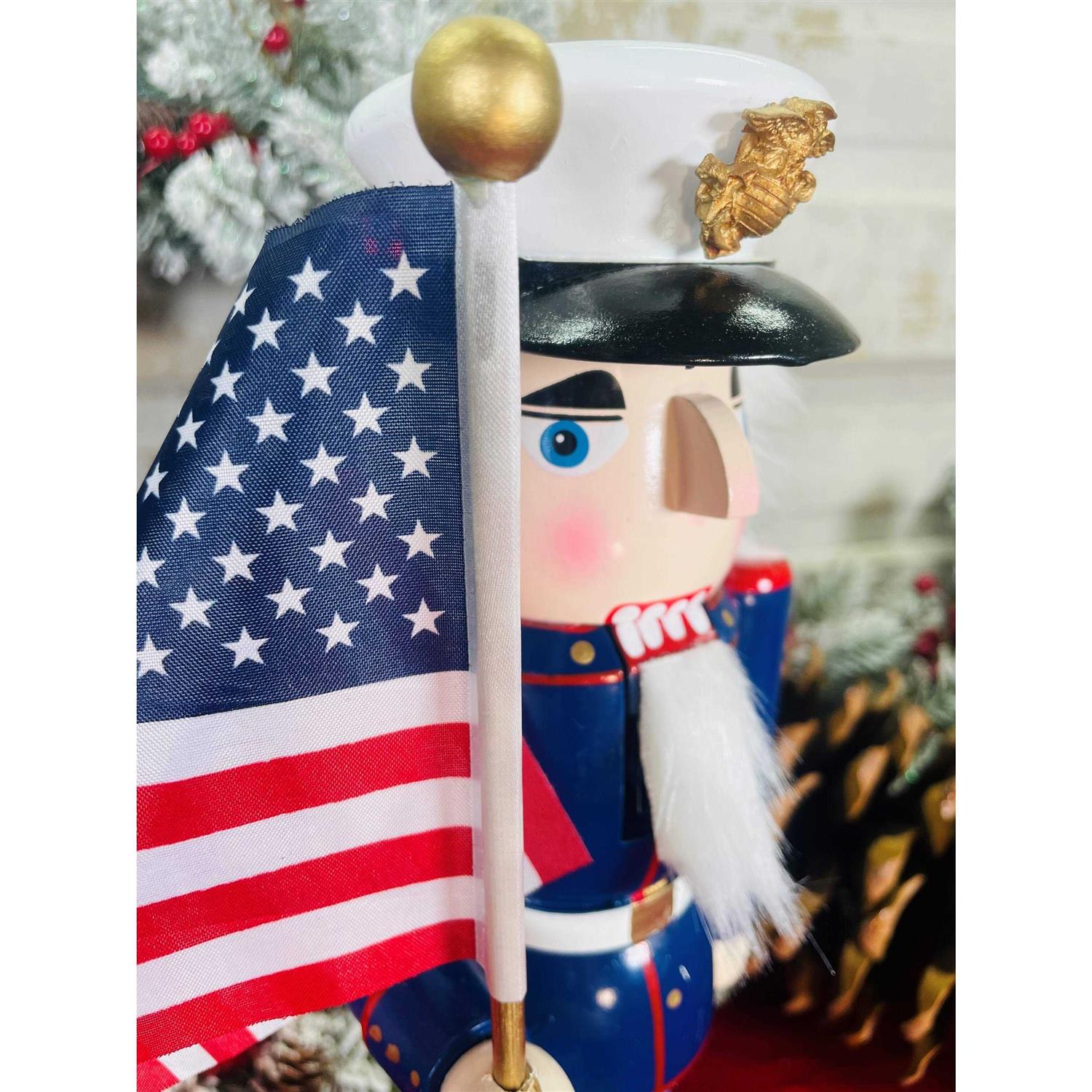 Santa’s Workshop 14 Marine Nutcracker - Image 5